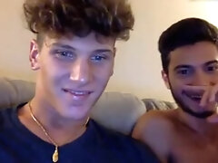 2 Handsome Italian Boys With Bubble Fit Asses Cum On Cam